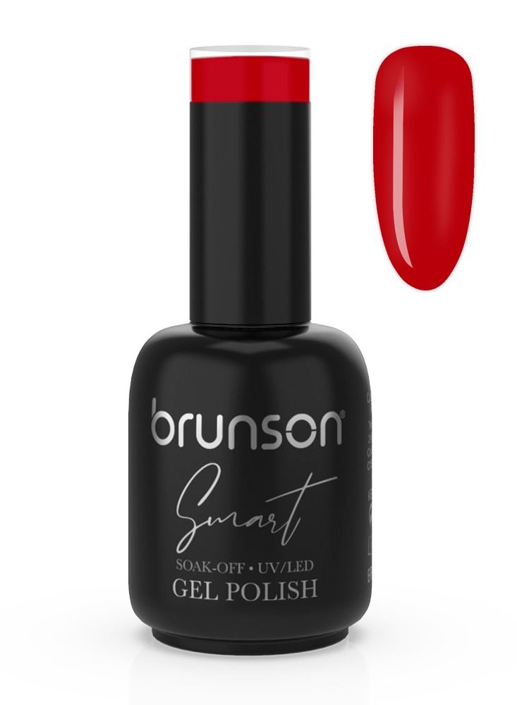 Gel Nail Polish, 15ml Smart Gel Nails Glossy Shine Finish Long Lasting Soak off UV/LED Gel Polish for Nail Art French Manicure Pedicure Salon Quality Chip Resistant Gel Nail Extensions UV Gel  BSM065