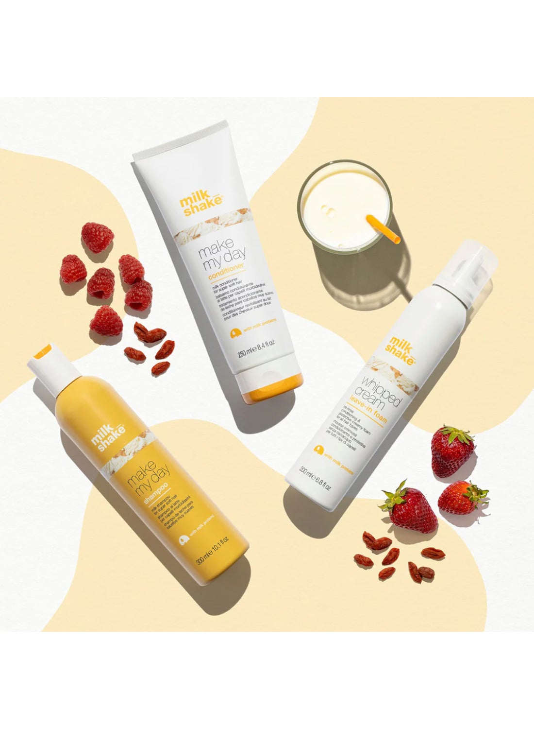 Make My Day Conditioner with Milk Proteins, Apple & Sunflower Extracts – Daily Hydrating & Nourishing Conditioner for Normal, Dry, Frizzy or Treated Hair – Soft, Shiny, Manageable Hair, Paraben-Free, 250ml - image 7