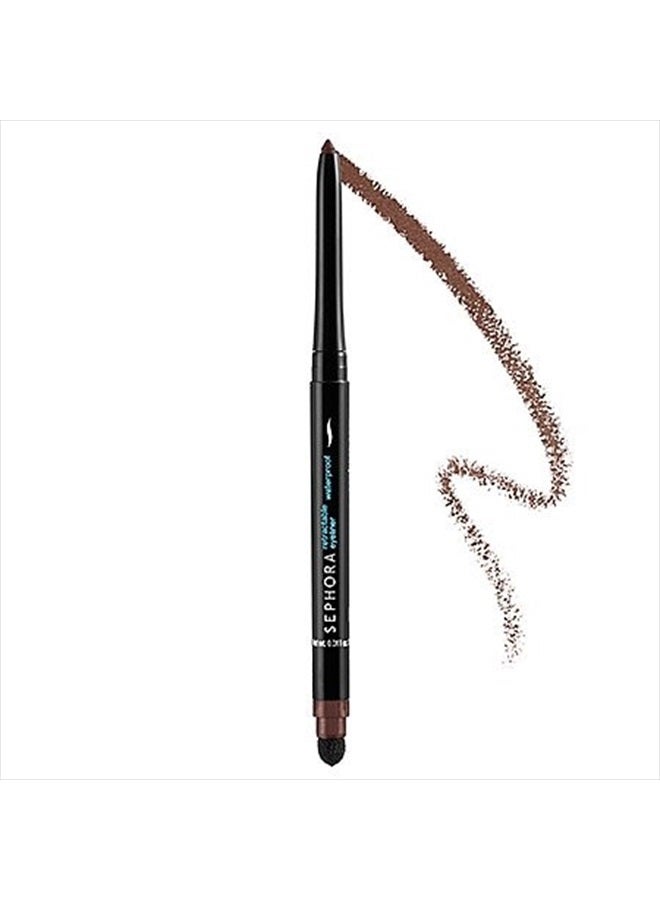 Retractable Waterproof Eyeliner 08 Brown, Cream