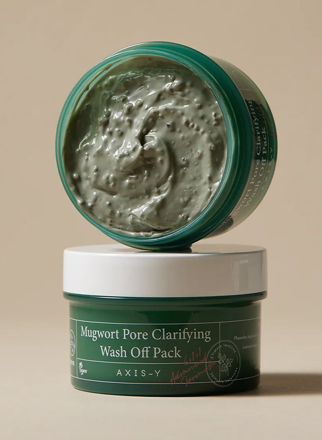 Mugwort Pore Clarifying Wash Off Mask for Acne, Pores, Oily Skin, Uneven Texture All Skin Types 100ml - image 2