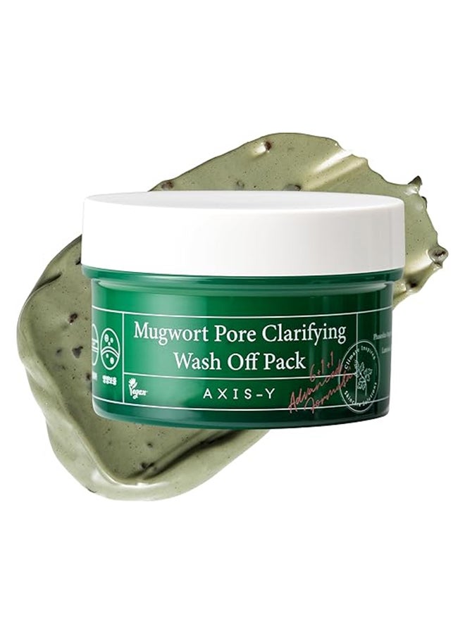 Mugwort Pore Clarifying Wash Off Mask for Acne, Pores, Oily Skin, Uneven Texture All Skin Types 100ml
