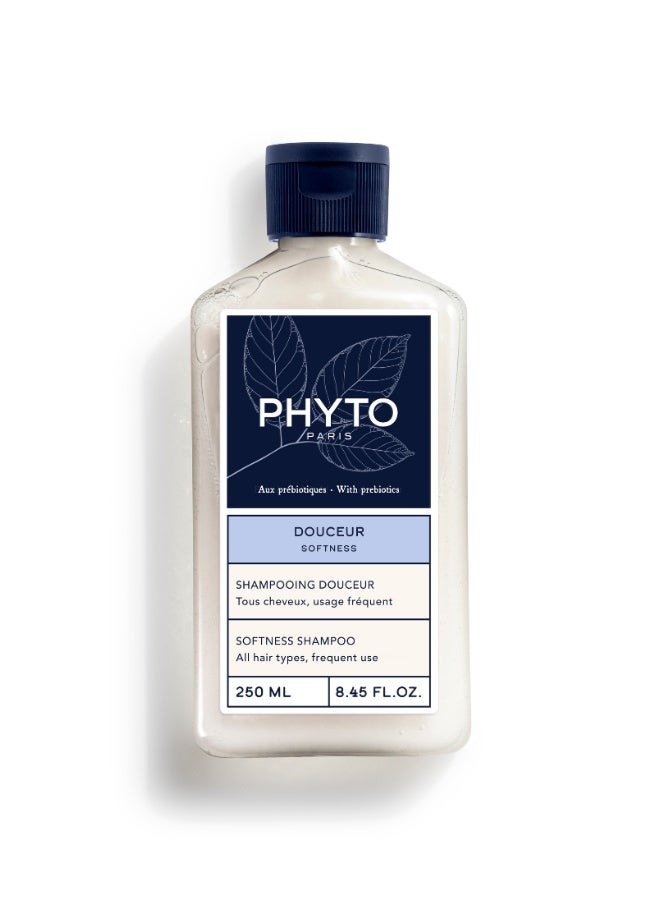 Phyto Softness Shampoo – Sulfate-Free & Silicone-Free Daily Shampoo for All Hair Types & the Whole Family, with Prebiotics & Oat Milk, Balances Scalp & Adds Shine 250ml