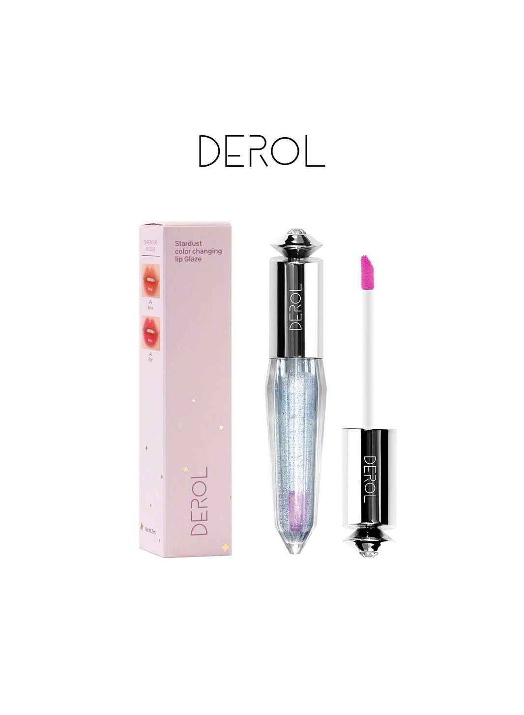 Lip Gloss Color Changing lips Oil Liquid Lipstick Long Lasting Hydrating Temperature Change With Hyaluronic Acid Light High Shine Finish For Plumper Moisturizing Non Sticky Glitter Shimmer