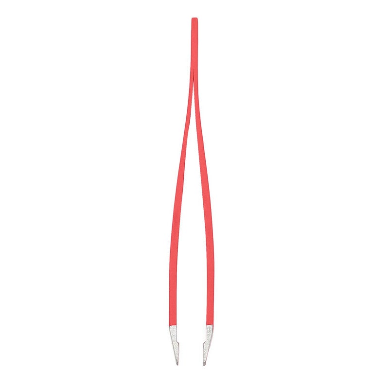 Soft touch slanted-tip tweezers (7,2 cm) - image 3