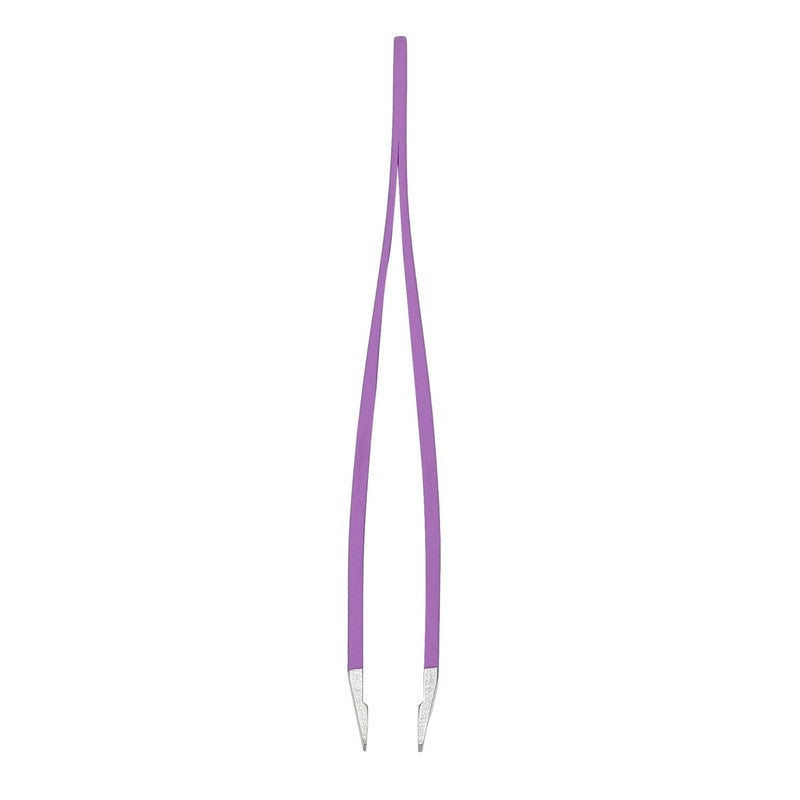 Soft touch slanted-tip tweezers (7,2 cm) - image 7