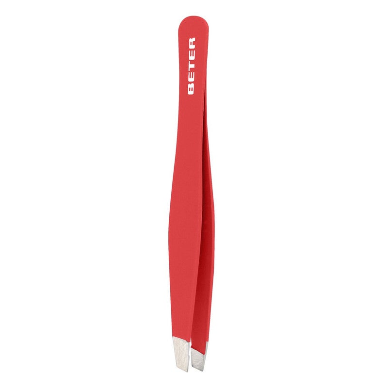 Soft touch slanted-tip tweezers (7,2 cm)