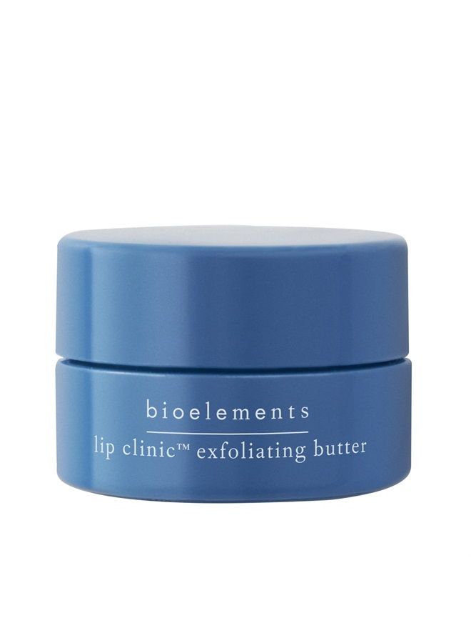 Lip Clinic Exfoliating Butter - 0.33 fl oz - Overnight Smoothing Treatment with AHAs, Lipids, Shea & Mango Butter - Vegan, Gluten Free - Never Tested on Animals