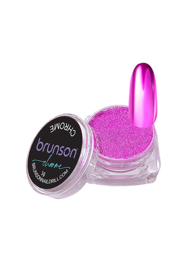 Chrome Mirror Metallic Holographic Effect Art Decoration Manicure Pigment Nail Powder JMC-15
