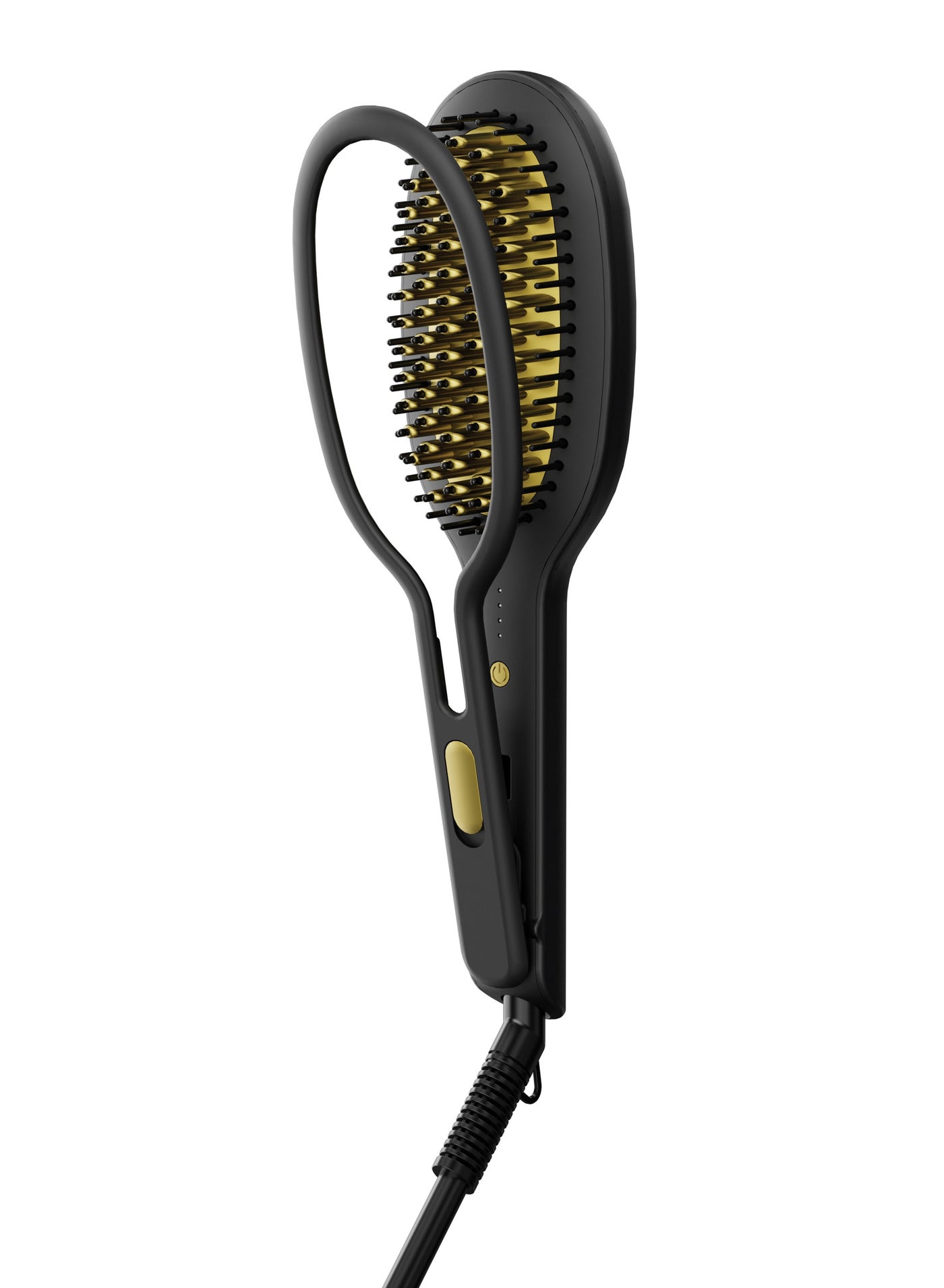 Lifestyle Automatic Hair Straightener 70W / 4 Temperature Levels / PTC Fast Heating / Ceramic Coating / Rapid Heat-Up Technology / 360° Swivel Cord(1.8M) / Safety Auto Shut-Off - Black & Gold