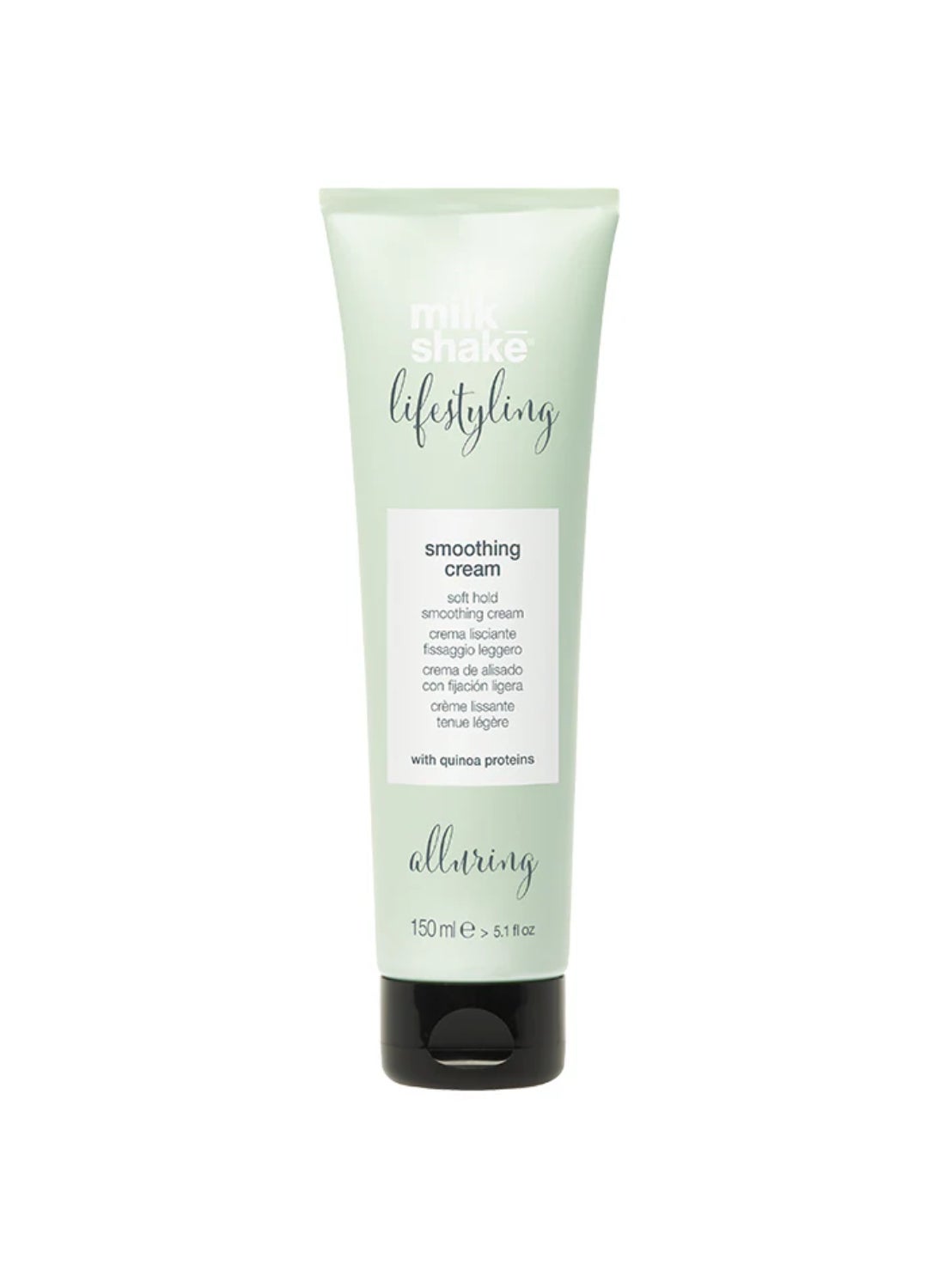 Smoothing Cream – Lightweight Anti-Frizz Hair Cream with Milk & Quinoa Proteins, Vitamin C & UV Filters – Heat Protectant & Conditioning Styling Cream for Smooth, Shiny, Humidity-Resistant Hair, 150ml