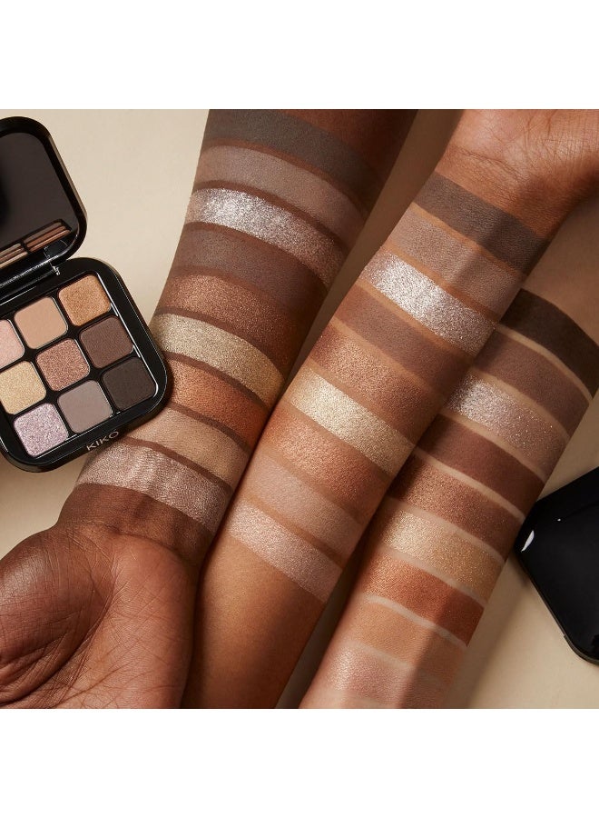 Glamour Multi Finish Eyeshadow Palette 01 Universal Nudes - image 4