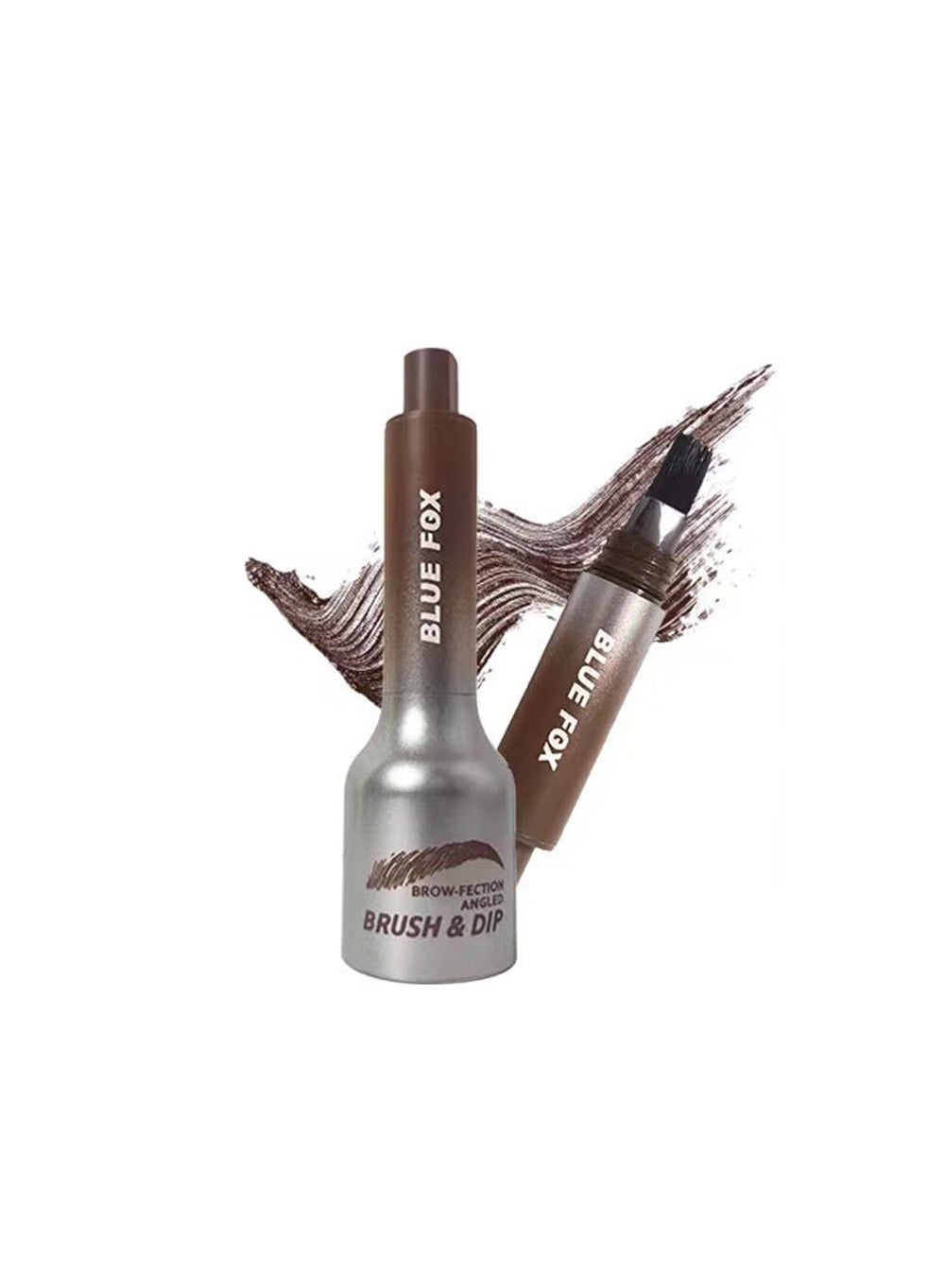 Eyebrow Pen with Angled Brush, Hair-Like Strokes for Natural Shaping and Filling, Long-Lasting Quick-Dry Waterproof Brow Pencil