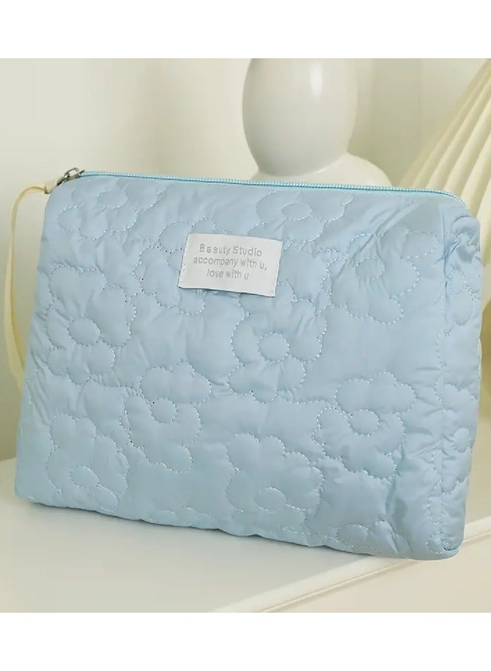 Coquette Makeup Bag Cosmetic Bag Aesthetic Floral Makeup Pouch Travel Toiletry Bags For Women