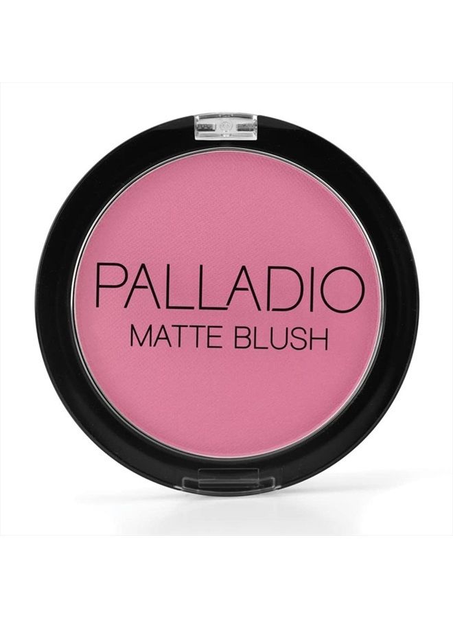 Matte Blush, Brushes onto Cheeks Smoothly, Soft Matte Look and Even Finish, Flawless Velvety Coverage, Effortless Blending Makeup, Flatters the Face, Convenient Compact, Bayberry