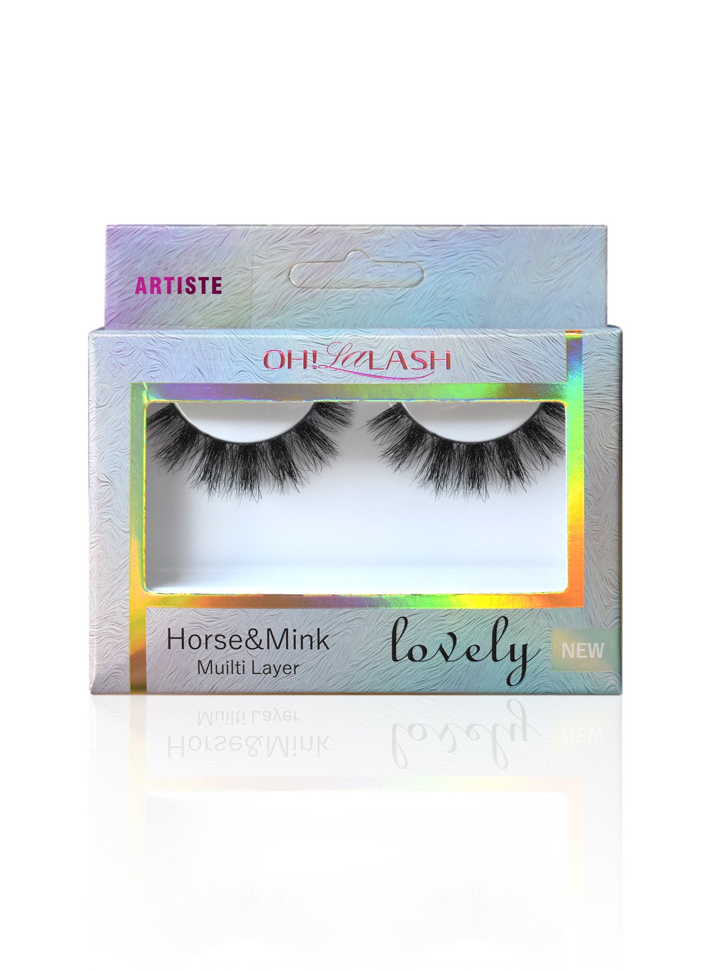 3D natural hair false eyelash with super soft & feather light wearing feel