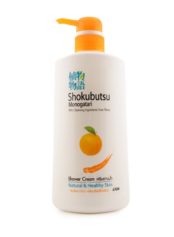 Shokubutsu Shower Cream (Orange Peel Oil) 500 ml