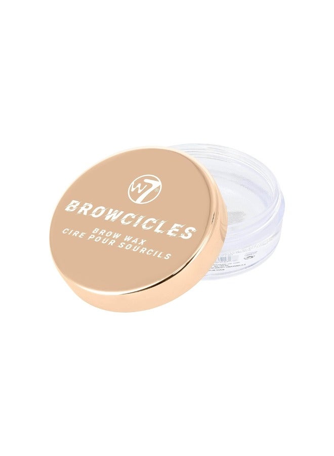 W7 Browcicles Eyebrow Wax - Clear and Long-Lasting, Strong Hold Formula - Cruelty Free and Vegan Brow Makeup
