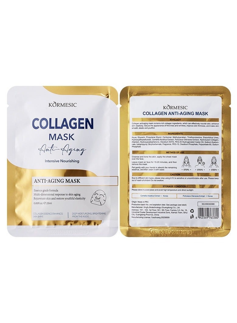 5pcs Collagen Mask 25ml - Firming & Anti-Aging