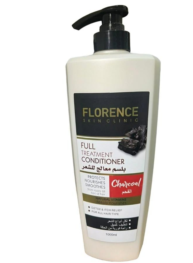 Florence Full Treatment Hair Conditioner Charcoal 1000 ML