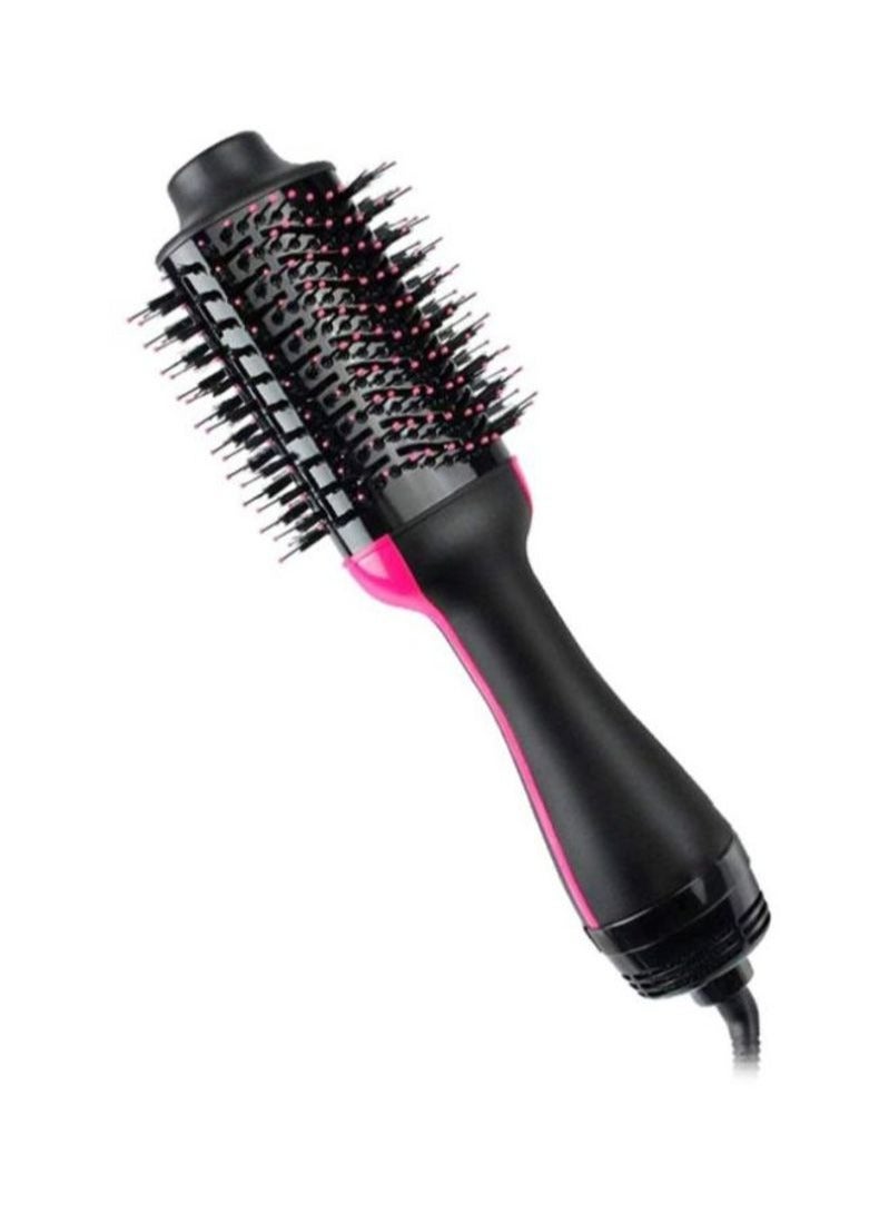 One-Step Hair Dryer Comb, 2-In-1 Multifunctional Negative Ion Straightener Curler Curling Brush Hot Air Comb Auto Rotating Hair Styler Tool for All Hair Types (us plug)