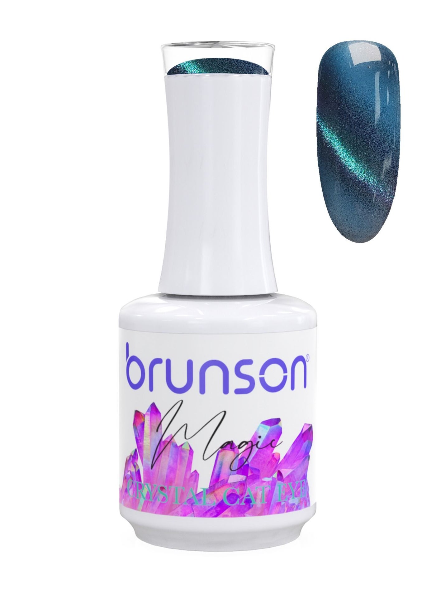 Gel Nail Polish, Cat Eye 9D gel Polish Long Lasting  Chip Resistant Requires Drying Under UV LED Lamp 18ml