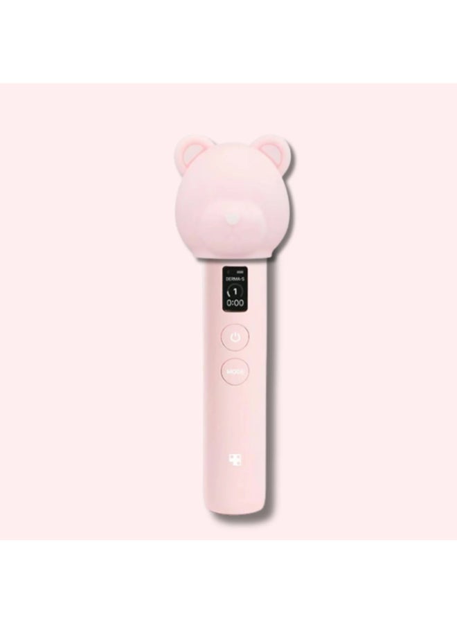 Medicube Booster Pro Pink Bear Head Storage Case Cute Portable Travel Accessory 1 Pc