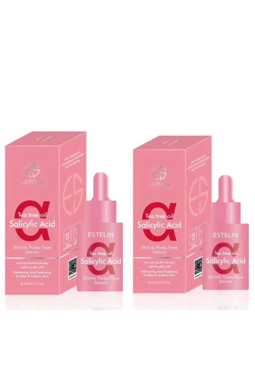 Tea Tree Oil Salicylic Acid Shrink Pores Face Serum 30 ml 2 pcs