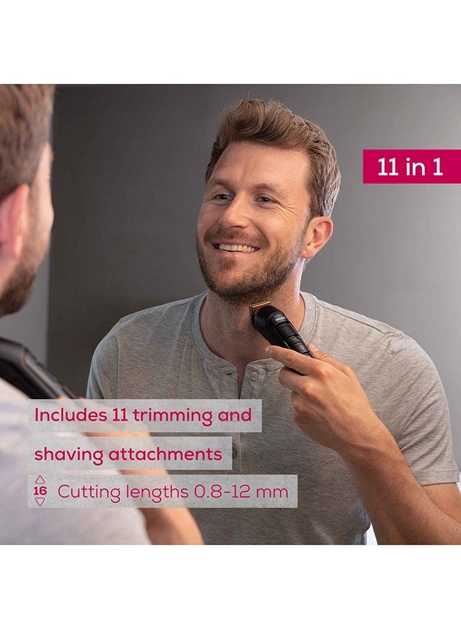 MN9X Multi-Groomer | All-in-One for Precision Beard, Hair & Body Trimmer for Men | 11 High Quality Attachments | Cordless Use | Waterproof | 3 Years Warranty - image 2
