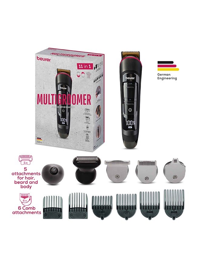 MN9X Multi-Groomer | All-in-One for Precision Beard, Hair & Body Trimmer for Men | 11 High Quality Attachments | Cordless Use | Waterproof | 3 Years Warranty - image 6