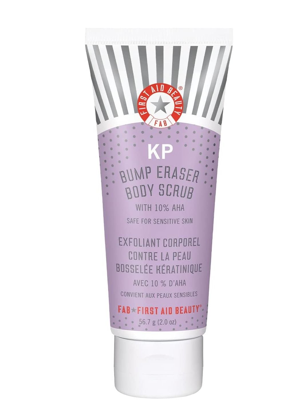 Body scrub exfoliant for keratosis pilaris with 10% 59ml