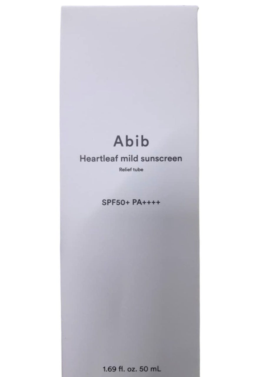 Heartleaf Mild Sunscreen Relief Tube - 50ml