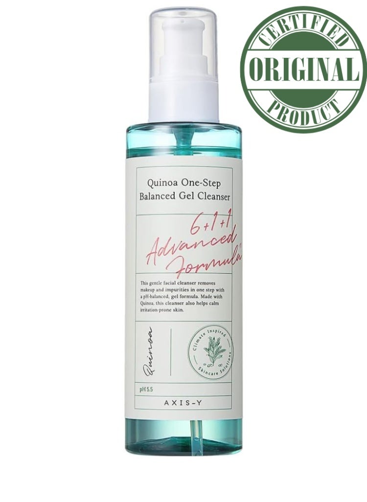AXIS-Y Quinoa One-Step Balanced Gel Cleanser for Clear & Balanced Skin