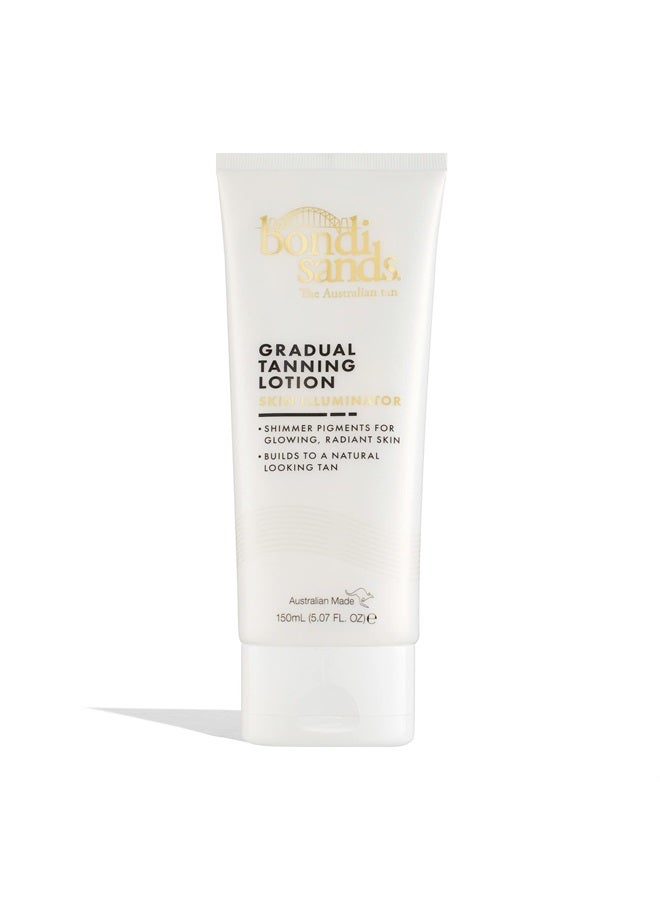 Gradual Tanning Lotion Skin Illuminator | Shimmer Pigments Build to a Natural-Looking Tan for Glowing Skin | 150 mL, 5.07 Fl. Oz.