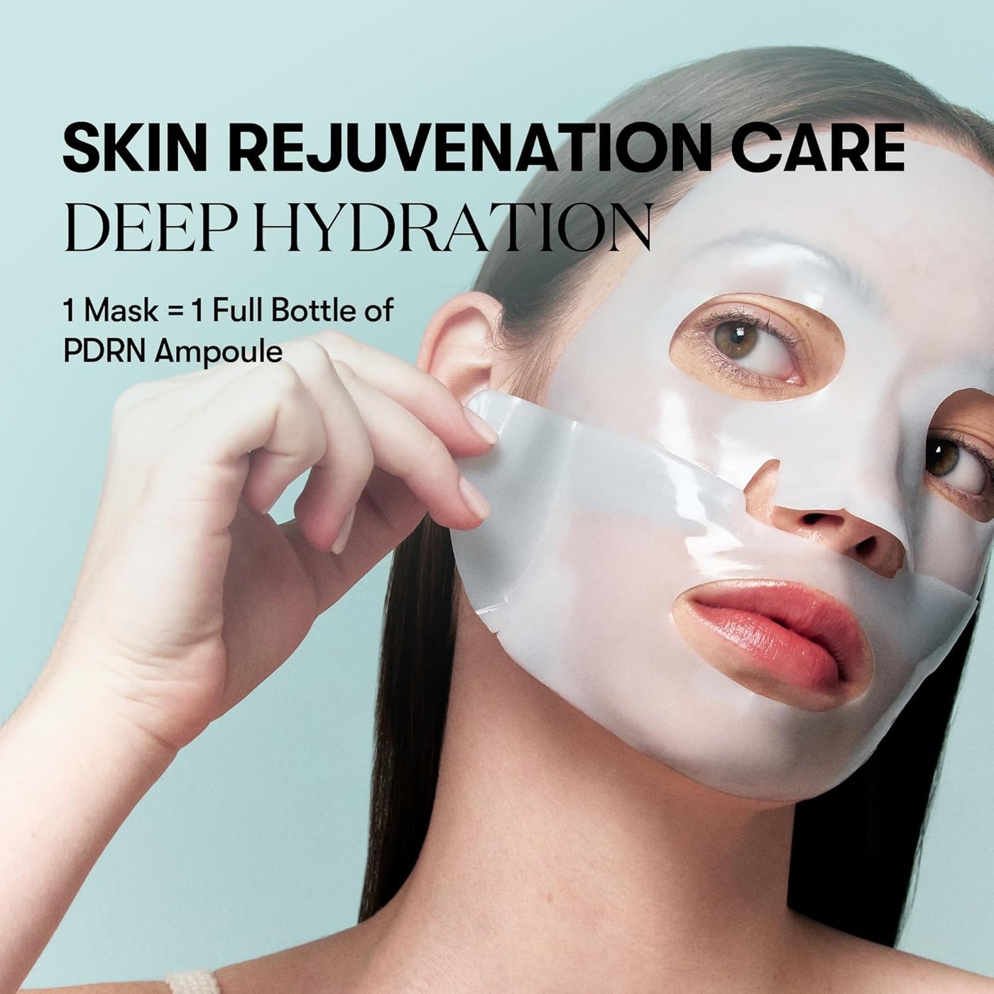 PDRN Hydrogel Mask 33g | Intensive Hydrating & Skin Repair Face Mask with PDRN | Korean Skincare - image 4