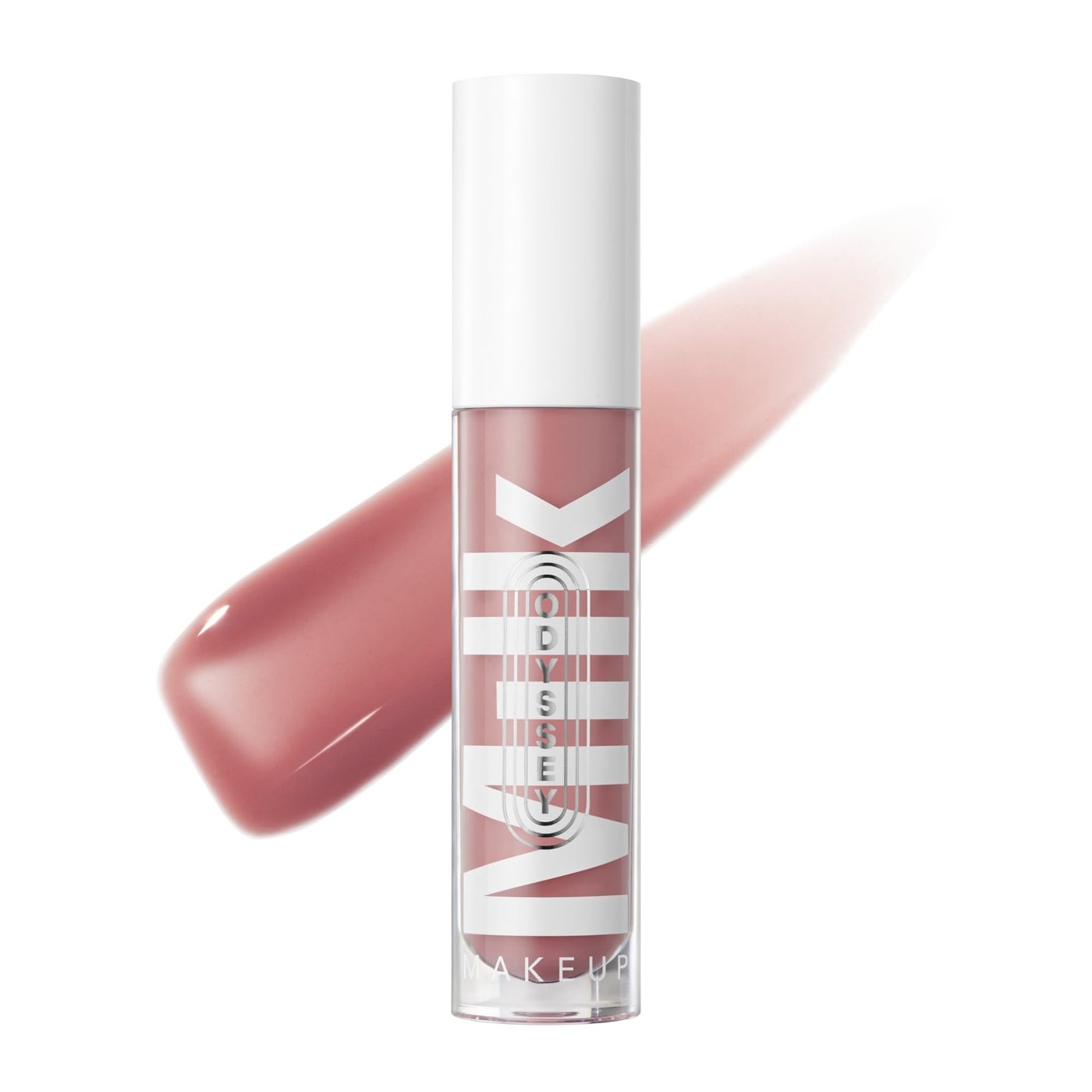 Milk Makeup Odyssey Lip Gloss â€“ Non-Sticky, Hydrating + Sheer-Tinted Gloss with Long-Lasting, High Shine Finish â€“ Vegan Formula Nourishes with Jojoba Oil â€“ Werk Trip (Dusty Rose), 0.2oz