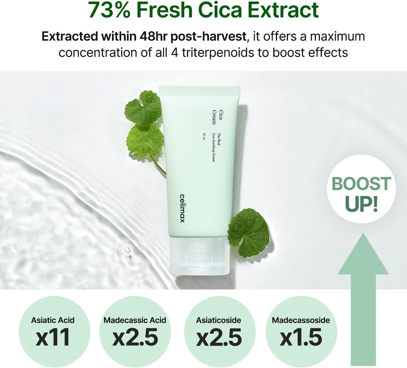 CELIMAX THE REAL CICA SOOTHING CREAM 50ML - image 2