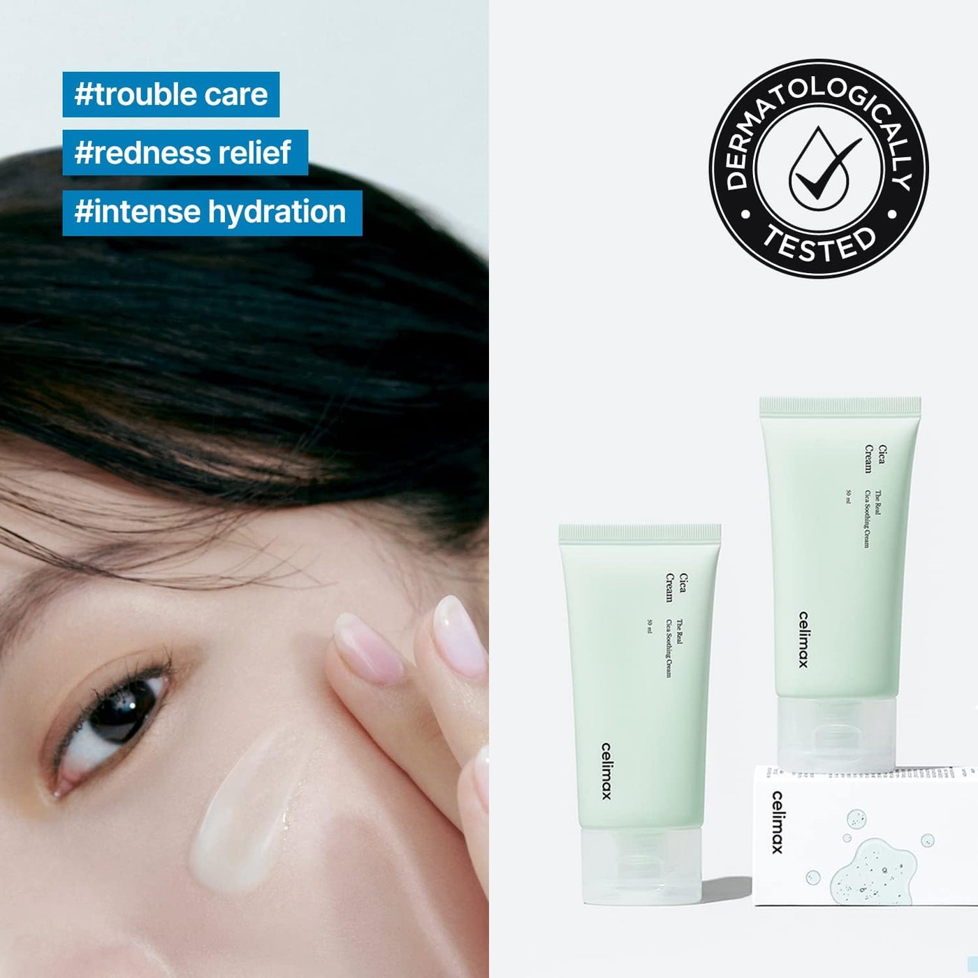CELIMAX THE REAL CICA SOOTHING CREAM 50ML - image 3