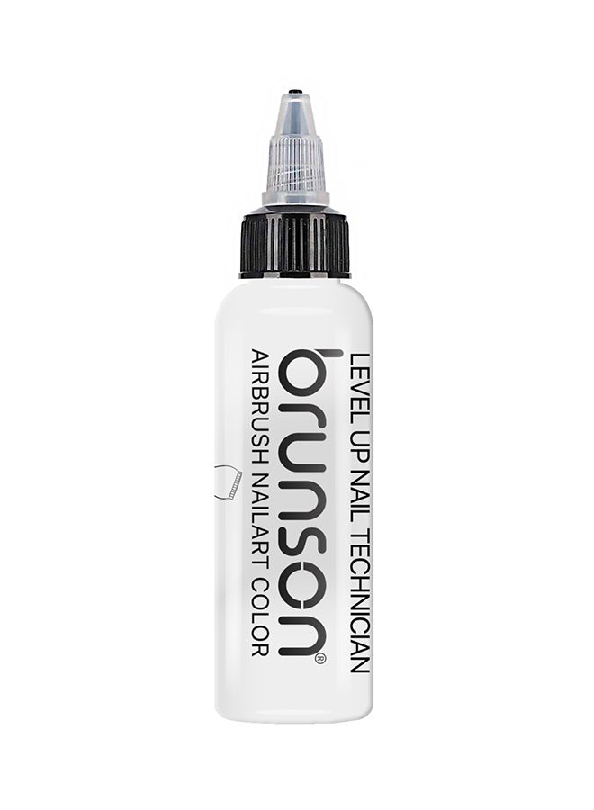 Nail Art Inks Airbrush Paint Acrylic Paint Nail Polish Pigments For Model Hobby Craft Leather And Shoe Painting Nail Stencils Painting 60Ml Bottle Nail Tools Perl White