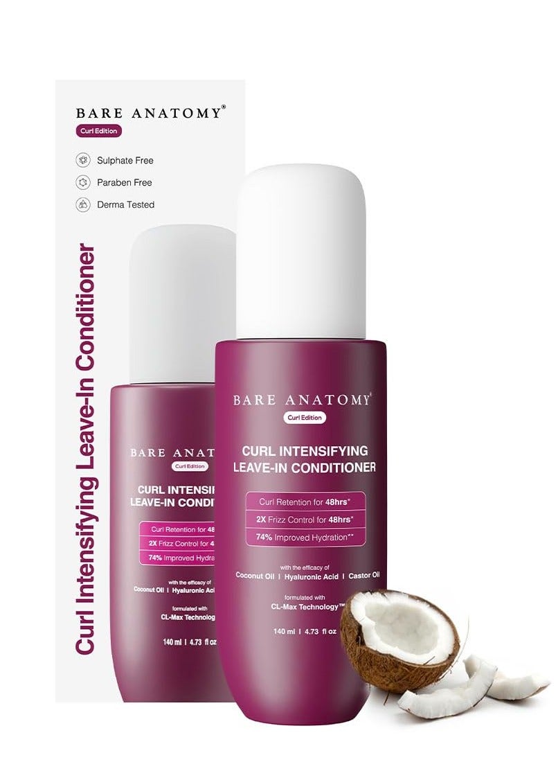 Curl Boosting Cream Leave In Conditioner Get Curls with 2X Frizz Protection 140ml