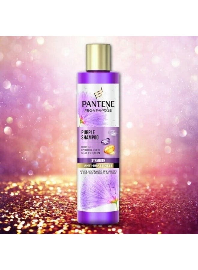 Purple Hair Shampoo Strength And Antibrassiness 225 ML