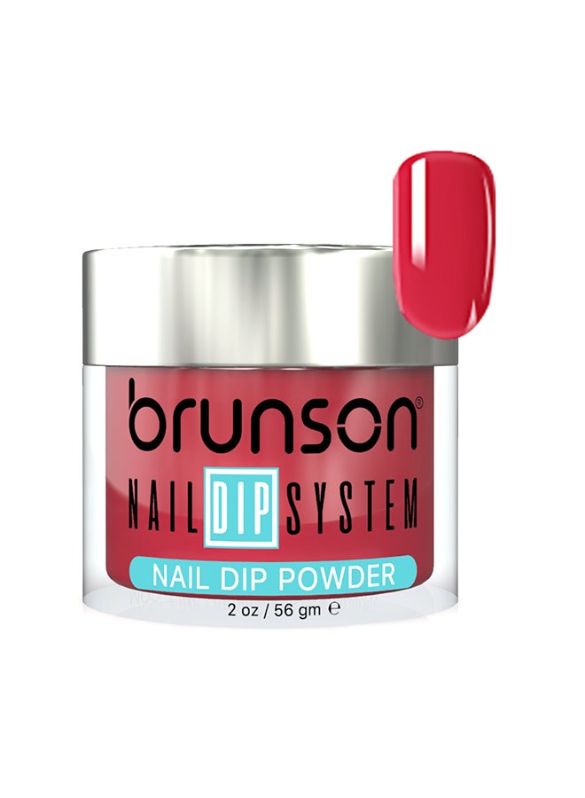 Nail Dip Powder Dip And Buff System Color 56gm, French Nail Art Starter Manicure Salon DIY At Home Odor Free And Long Lasting No Needed Nail Lamp Curing DBK055