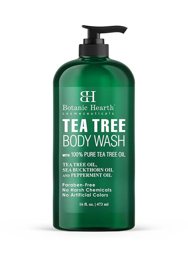 Tea Tree Body Wash Helps Soothe Itchy, Dry Skin, Antifungal Body Wash With 100% Pure Tea Tree Oil | Sulfate Free, Paraben Free, For Men And Women