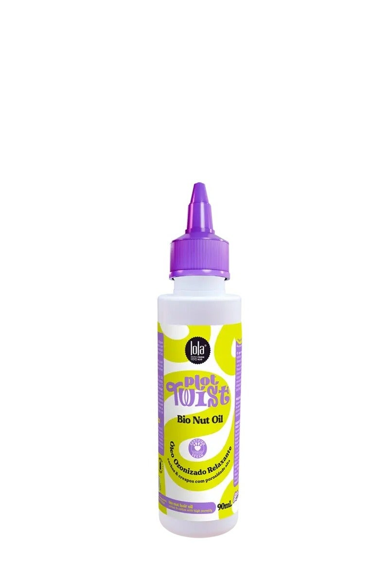 Plot Twist Bio Nut Oil Thermal Hair Protection & Scalp Therapy - Protects From Heat Damage, Soothes The Scalp & Nourishes Hair With A Blend Of Oils (90 Ml)