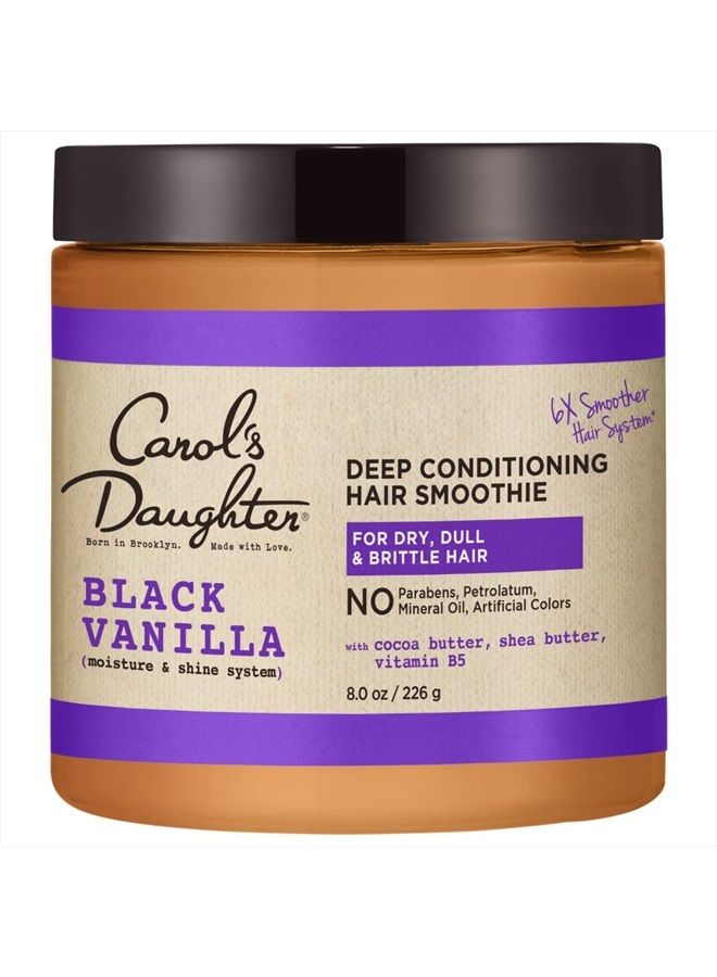 Black Vanilla Moisture & Shine Hair Smoothie, 8 Ounce