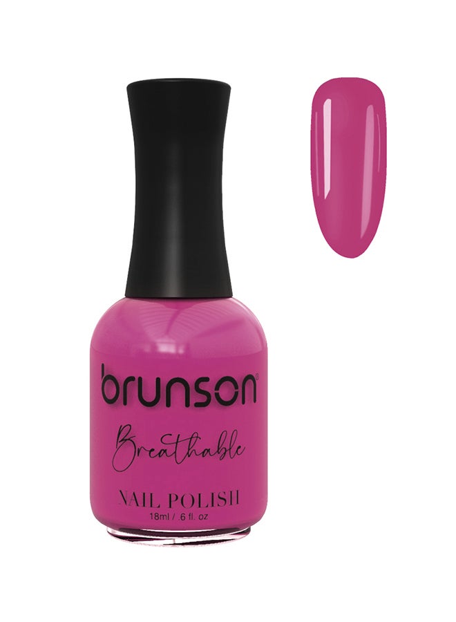 Breathable Nail Polish Halal nail polish Wudu friendly Quick-Dry Vegan long lasting but easy peel off   18ml BH055