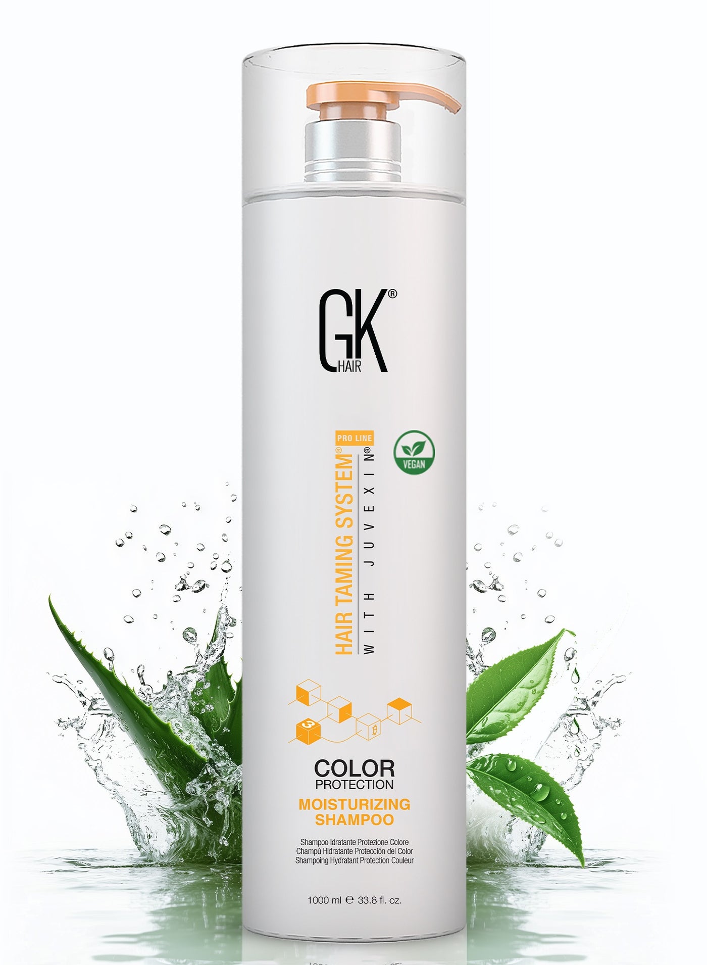 Moisturizing Shampoo (33.8 Fl Oz/1000ml) for Hydrating Color Protection Dry Damage Curly Frizzy Thinning Color Treated Hair Repair Organic Paraben Sulfate Free All Hair Types