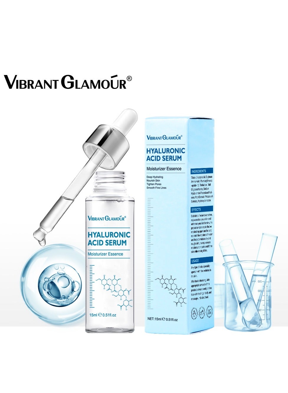 Intensely Hydrates, Radiances, and Reduces Fine Lines Daily Moisturizing Face Serum for Women and Men with Dry, Normal, and Oily Skin