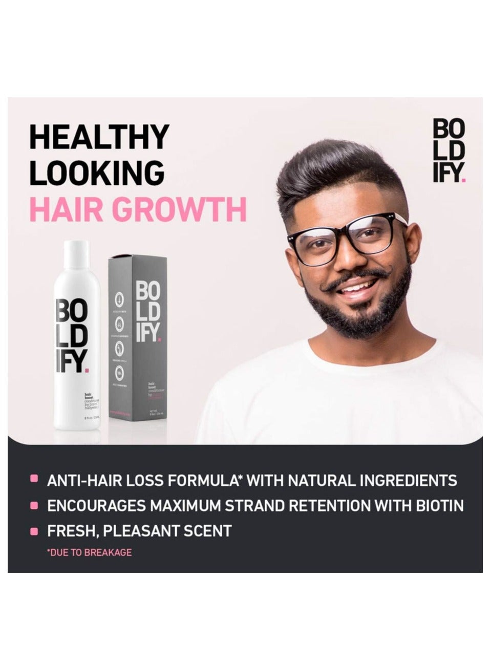 Thickening Hair Conditioner With Anti Hair Loss Formula – Stimulates Fuller Hair, Reduces Breakage, Packed With Biotin And Essential Vitamins, Color-Safe And Free Of Parabens And Sls (236Ml) - image 3