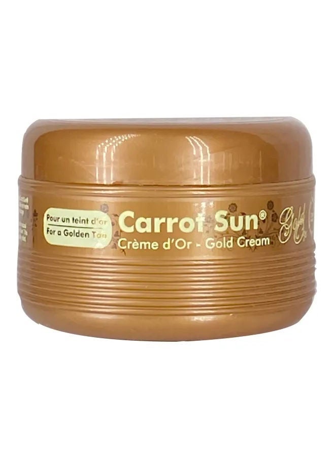 Gold Tanning Cream Jar