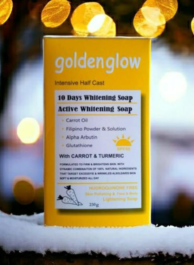 Golden Glow Intensive Half Cast 10 Days Whitening Soap 250 g